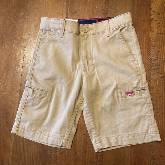 Levi's Boy's Youth Durable Twill Pockets Adjustable Waist Cargo Short Size 8 New - Picture 6 of 6